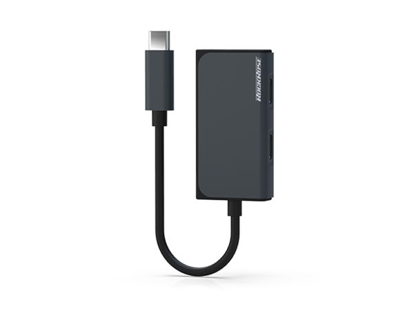 3-IN-1 USB-C +3.5mm Audio Adapter With 60W PD Charging