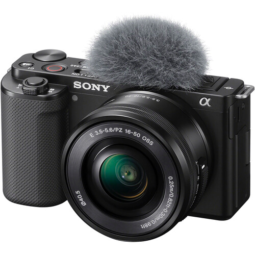 كاميرا سوني ZV-E10 بدون مرآة مع عدسة 16-50 ملم (أسود)
