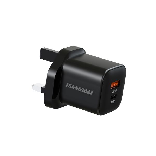 20W PD Dual Port Travel Charger (UK Standard)