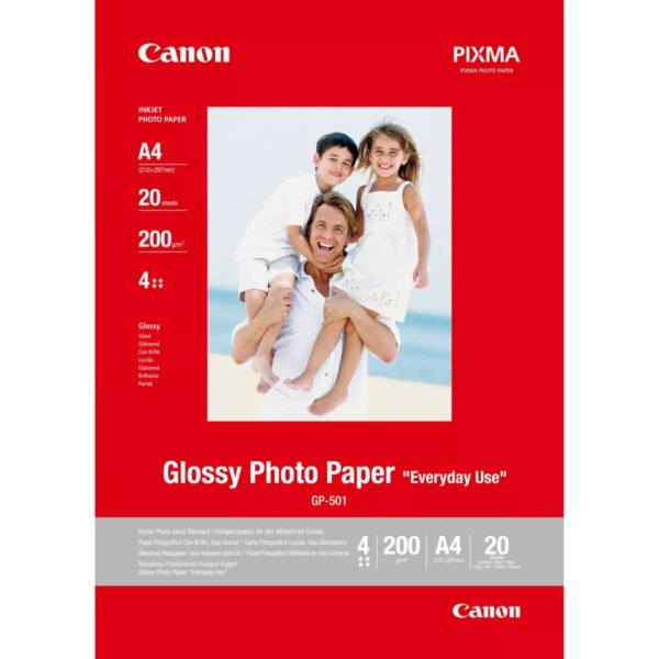 Canon Gp-501 Glossy Photo Paper A4 (20 Sheets)