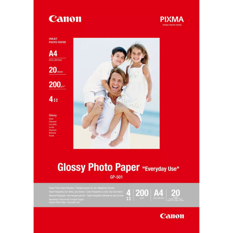 Canon Gp-501 Glossy Photo Paper A4 (20 Sheets)