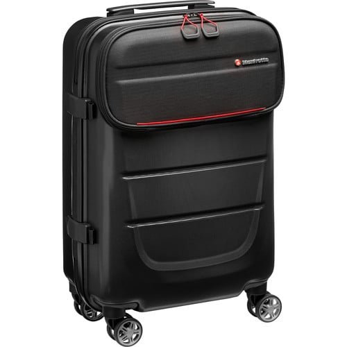 Manfrotto Mb Pl-Rl-S55 Pro Light Reloader Spin-55 Carry-On Camera Roller Bag (Black)