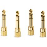 Rode HJA-4 3.5mm to 1/4" Headphone Adapters (4-Pack)