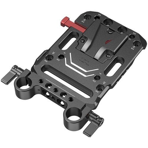 Smallrig 3016 V Mount Battery Plate With Dual 15mm Rod Clamp
