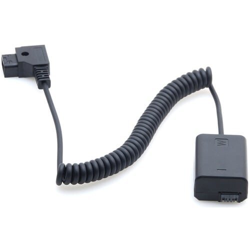 Digitalfoto Dc08 Sony Np-Fw50 Full Decoding Dummy Battery + D-Tap (Coiled Cable)