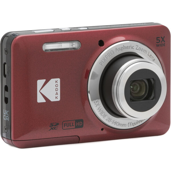 Kodak PixPro FZ55 Digital Camera (Red)