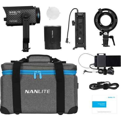 Nanlite Forza 60c Rgblac Led Spot Light