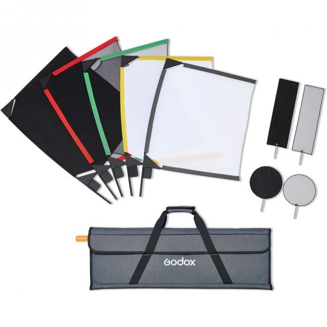 Godox Sf4560 Scrim Flag Kit 45x60 5 Collapsible Flag Frames