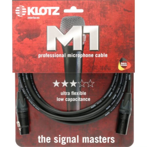 Klotz M1fm1n0300 Neutrik Professional Microphone Cable XLR 3p-XLR P (3m)