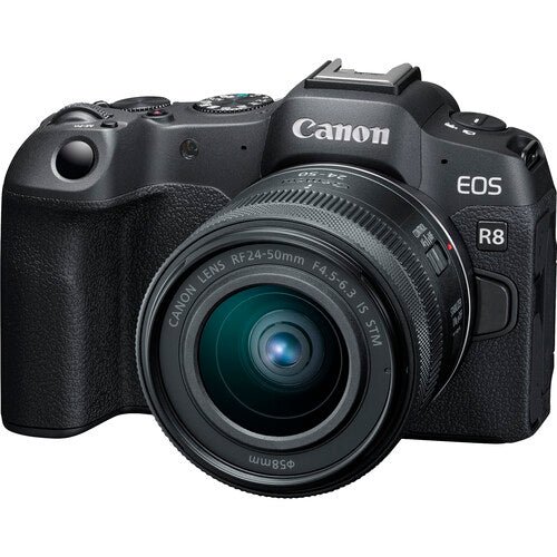 Canon Eos R8 Mirrorless Camera With Rf 24-50mm F/4.5-6.3 Is Stm Lens