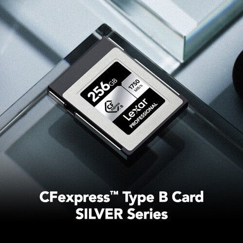 Lexar Lcxexsl256g-Rneng Professional Cf Express Type B Card Silver 256GB Up To 1750MB/s Read 1300MB/s Write
