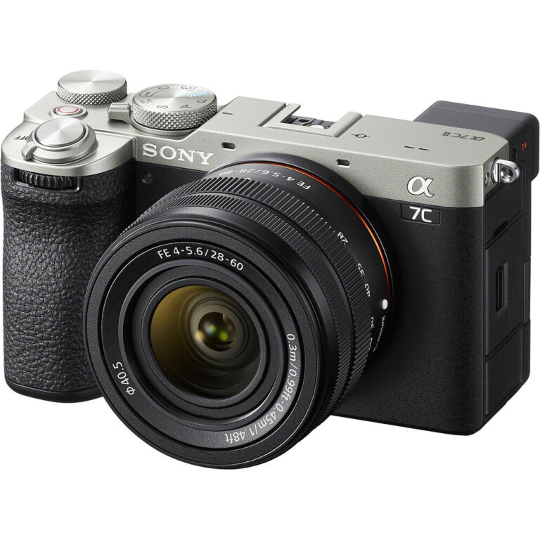 Sony Ilce-7cm2l/S A7c Ii Mirrorless Camera With 28-60mm Lens (Silver)
