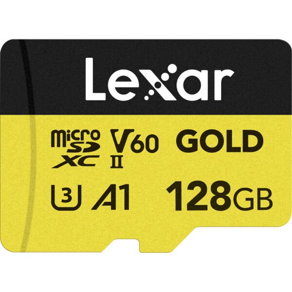 Lexar Gold 128GB microSDXC UHS-II Memory Card