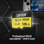 Lexar Gold 128GB microSDXC UHS-II Memory Card