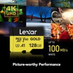 Lexar Gold 128GB microSDXC UHS-II Memory Card