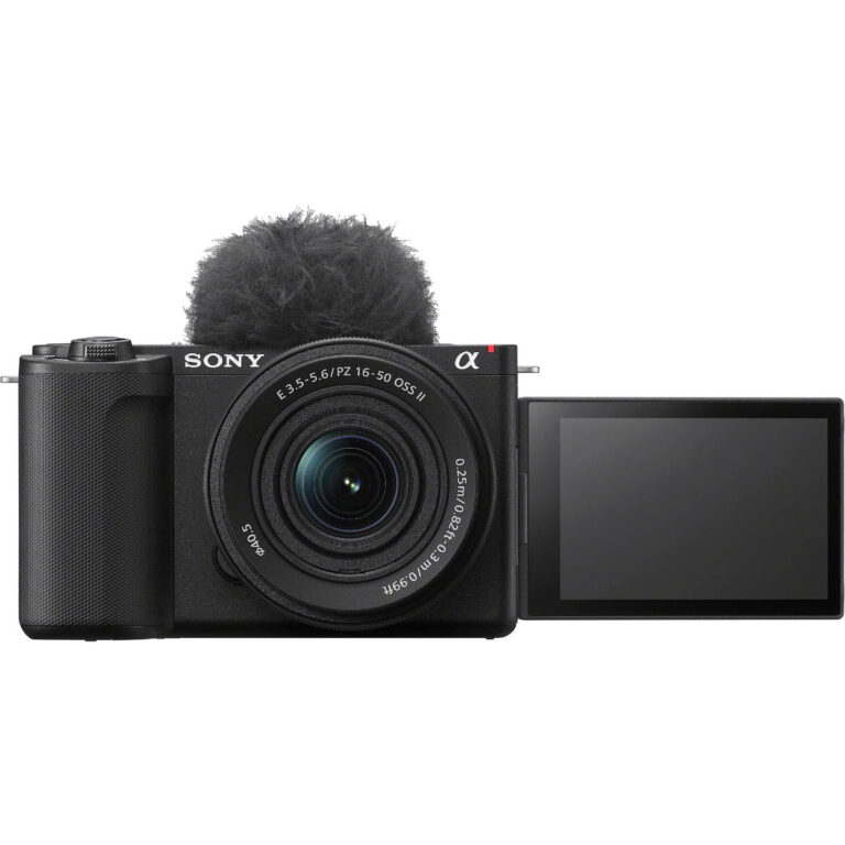 Sony ZV-E10 Mirrorless Camera with 16-50mm F/3.5-5.6 II Lens (Black)