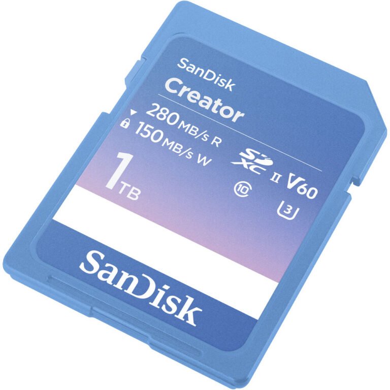 Sandisk 1TB Creator SD Ush-Ii Memory Card 280/150MB/s