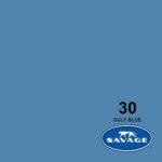 Savage 30-12 Widetone Seamless Background Paper Gulf Blue (A1 2.72m X 11m)