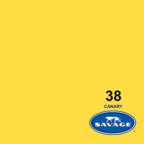 Savage 38-1253 Widetone Seamless Background Paper Canary (A2 1.35m X 11m)