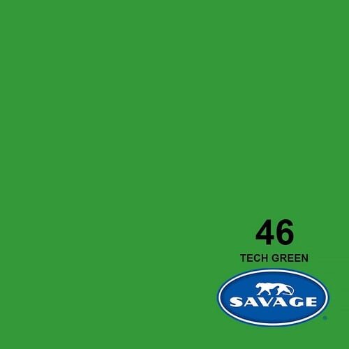 Savage 46-12 Widetone Seamless Background Paper Tech Green (A1 2.72m X 11m)