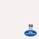 Savage 50-12 Widetone Seamless Background Paper White (A1 2.72m X 11m)