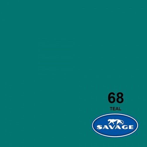 Savage 68-12 Widetone Seamless Background Paper Teal (A1 2.72m X 11m)