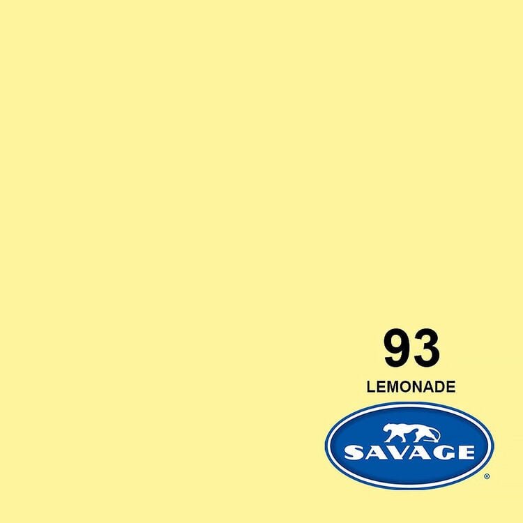 Savage 93-12 Widetone Seamless Background Paper Lemonade (A1 2.72m X 11m)