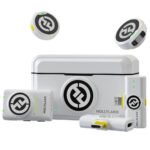 Hollyland Lark M2 Duo-Combo All-In-One Wireless Lavalier Microphone System (Ivory White)
