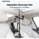 Movmax 86-0066 Adjustable Telescopic Rod - 1/4" Thread Kit