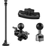 Movmax 86-0066 Adjustable Telescopic Rod - 1/4" Thread Kit