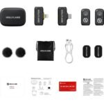 Hollyland Lark A1 Combo 2-Person Wireless Microphone System (USB-C & Lightning, Space Gray)