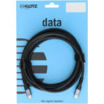 Klotz USB-Cc-3.0 USB 3.2 Cable Black 3m Plug C /20g 4k