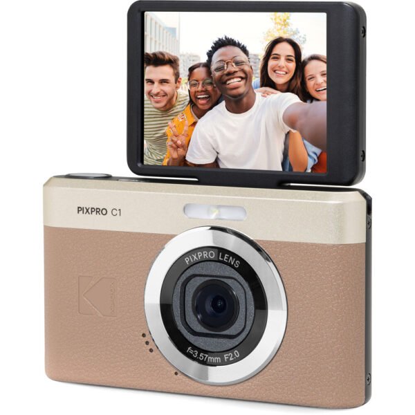Kodak PixPro C1 Digital Camera (Brown)