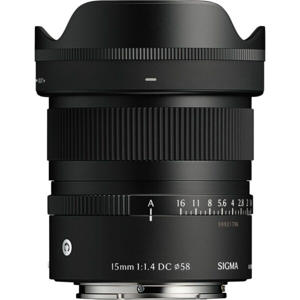 Sigma AF 15mm F/1.4 DC DN (C) F/X Mount Lens