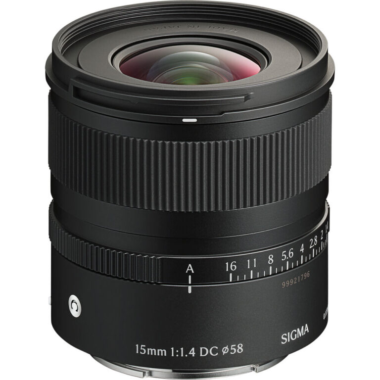 Sigma AF 15mm F/1.4 DC DN (C) F/X Mount Lens