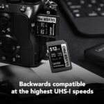 Lexar 512GB Professional Silver Pro SDXC UHS-Ii Memory Card, Up To 280MB/s Read, 160MB/s Write C10 U3 V60 - Lsdsipr512g-Bnnng