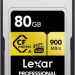 Lexar Professional 80GB CFexpress Type A Gold Series Memory Card
