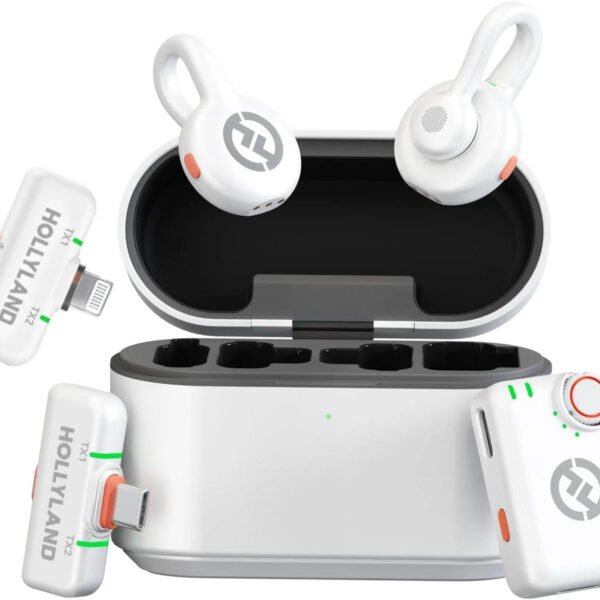 Hollyland Lark M2s Ultimate Combo Wireless Microphone ( White)