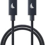 Angelbird Solid Flex USB-C 4.0 Cable Up To 40Gb/s Data Transfer, 240w Charging, 8k 60hz Video 1m/3.3ft (Blue Gray)