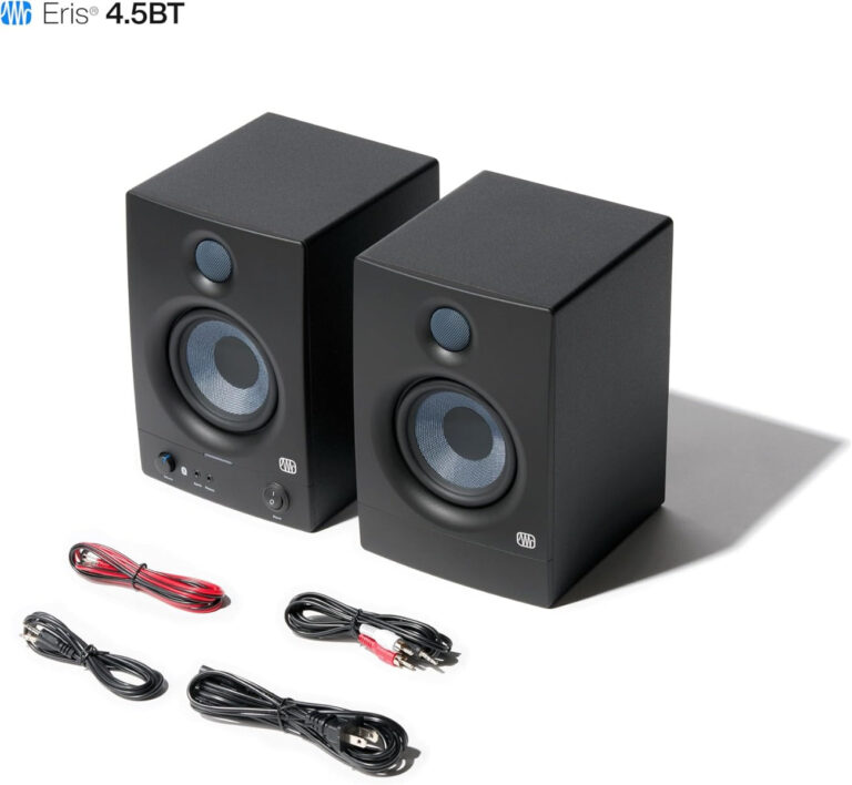 Presonus Eris 4.5bt 4.5 Inches Powered Bluetooth Studio Monitors ( Pair ) 2nd Generation