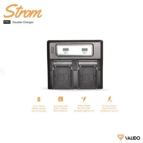 Valido Strom Pro Double Battery Charger