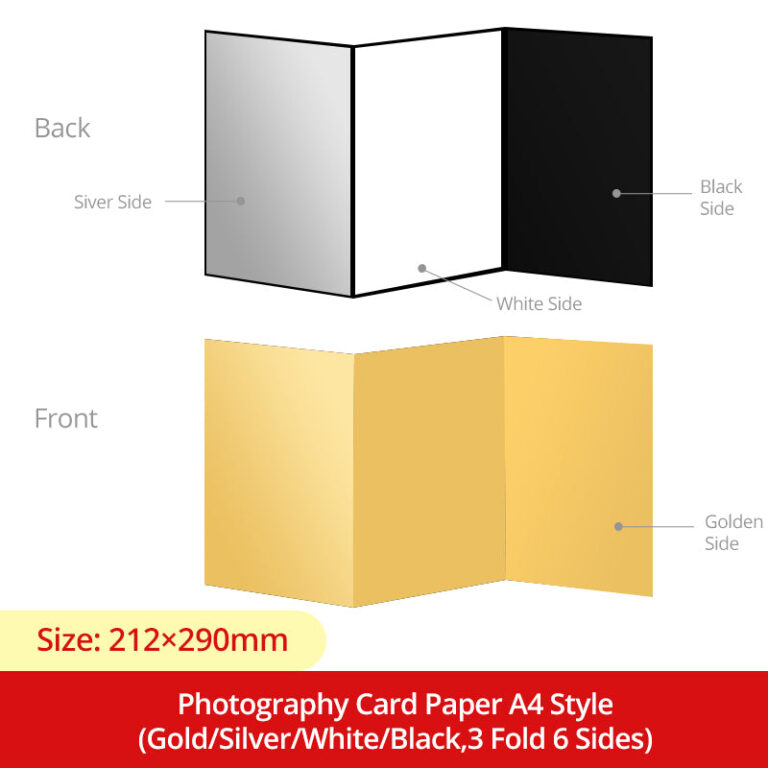 A4 Reflective Cardboard 4 in 1