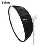 Selens 16 Rods Quick Folding Portable Beauty Dish Umbrella with Grid
