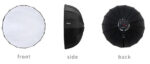 Selens 16 Rods Quick Folding Portable Beauty Dish Umbrella with Grid