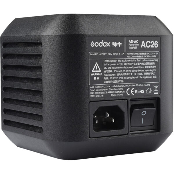 Godox AC-26 AD600Pro AC Adapter