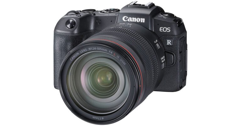 Canon Eos Rp Mirrorless Digital Camera With 24-105mm F/4-7.1 Lens