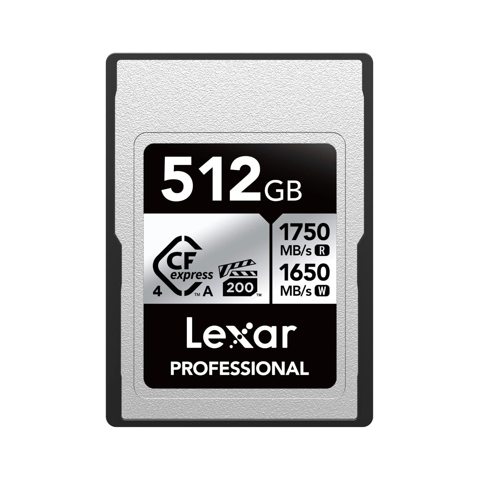 Lexar 512GB Professional Silver CFexpress 4.0 Type A Memory Card