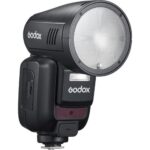 Godox V100F TTL Round Head Camera Flash with Touch Screen for Fuji