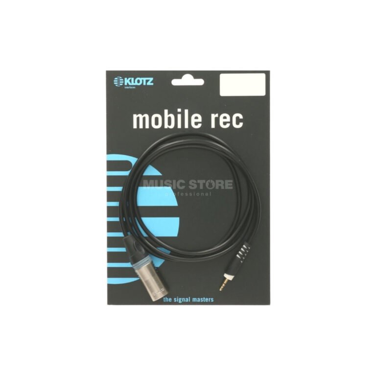 Klotz Ab-Mm0300 Merge Cable Black 3.5 Jack Stereo -Xlrm With Resistor Matrix 3m/9.8ft