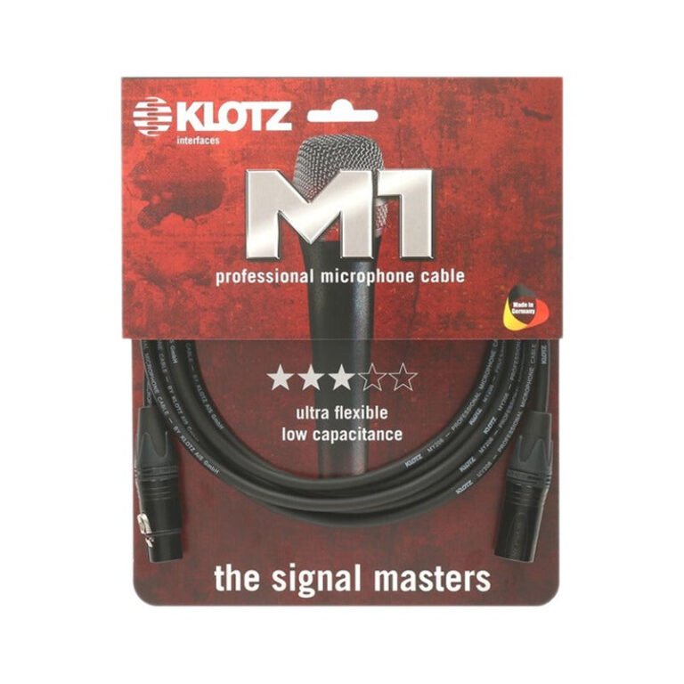 Klotz M1fm1n1000 Professional Microphone Cable 10m/32.8ft ( Blk )